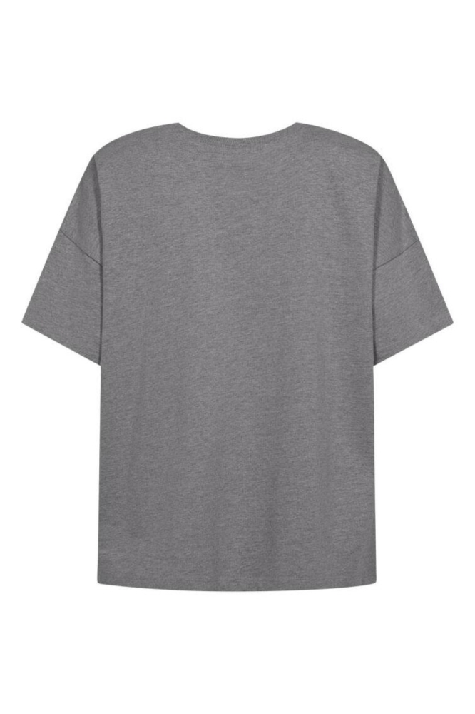 Freequent grijze dames t-shirt | Achteraanzicht