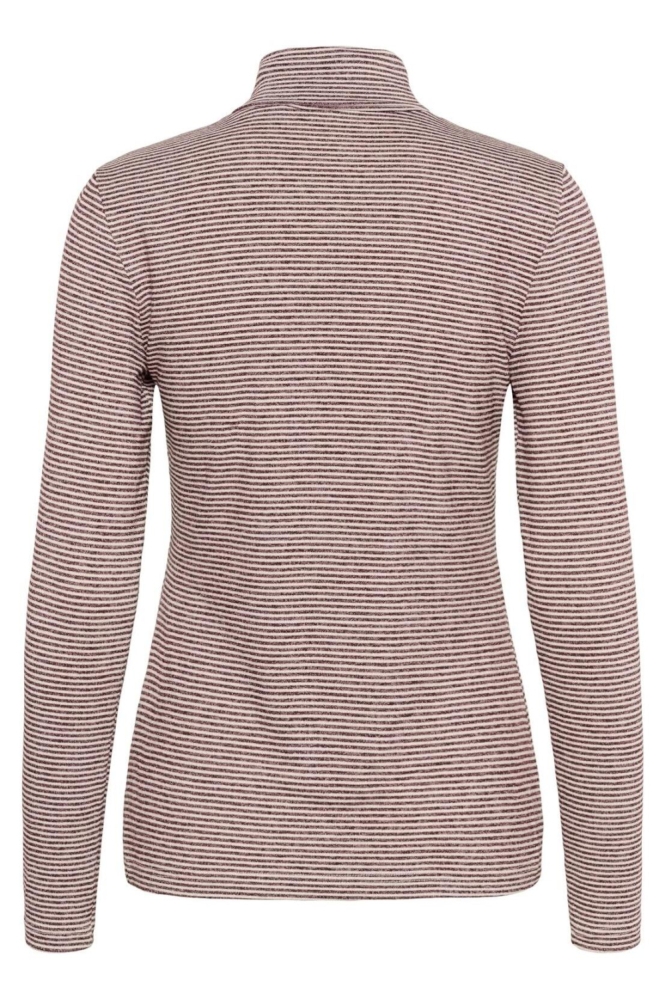 Culture bordeaux dames t-shirt | Achteraanzicht