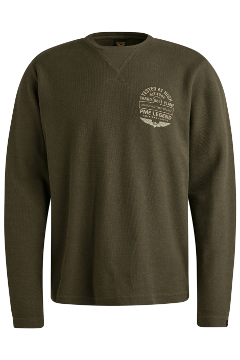 PME legend groene heren t-shirt | Vooraanzicht
