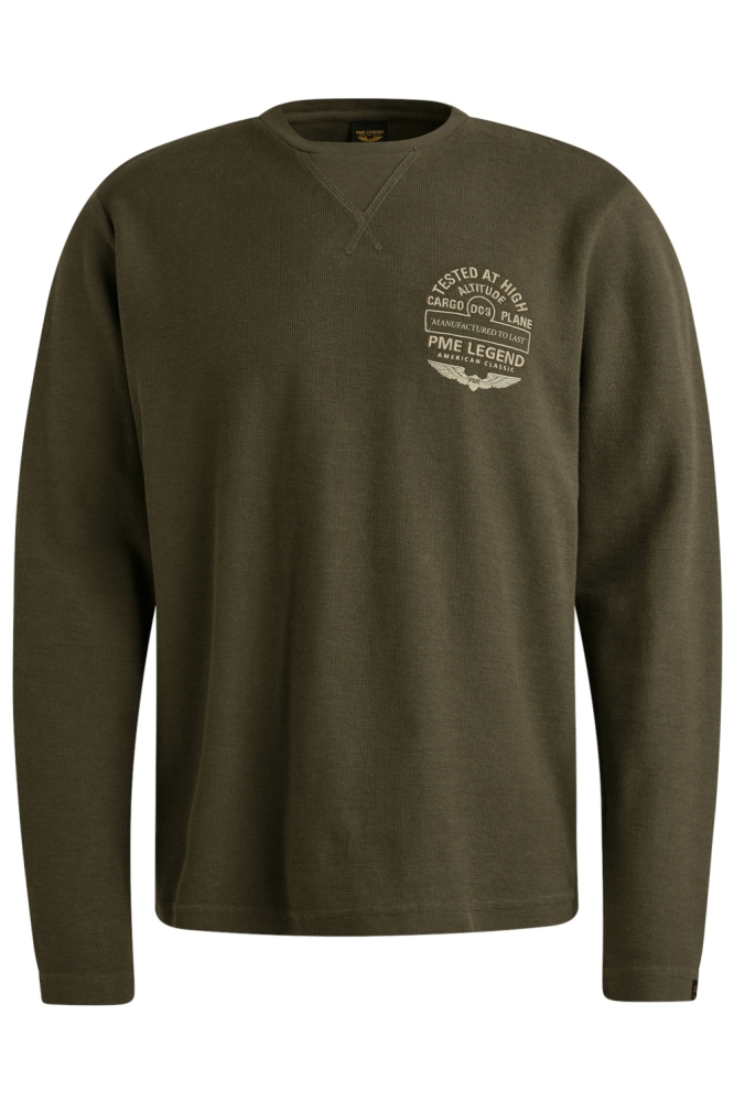 PME legend groene heren t-shirt | Vooraanzicht