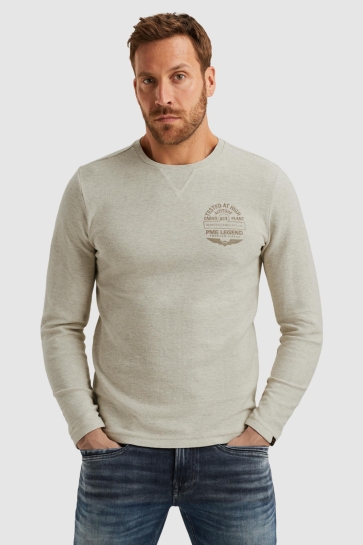 PME legend T SHIRT MET LANGE MOUWEN PTS2509567 910