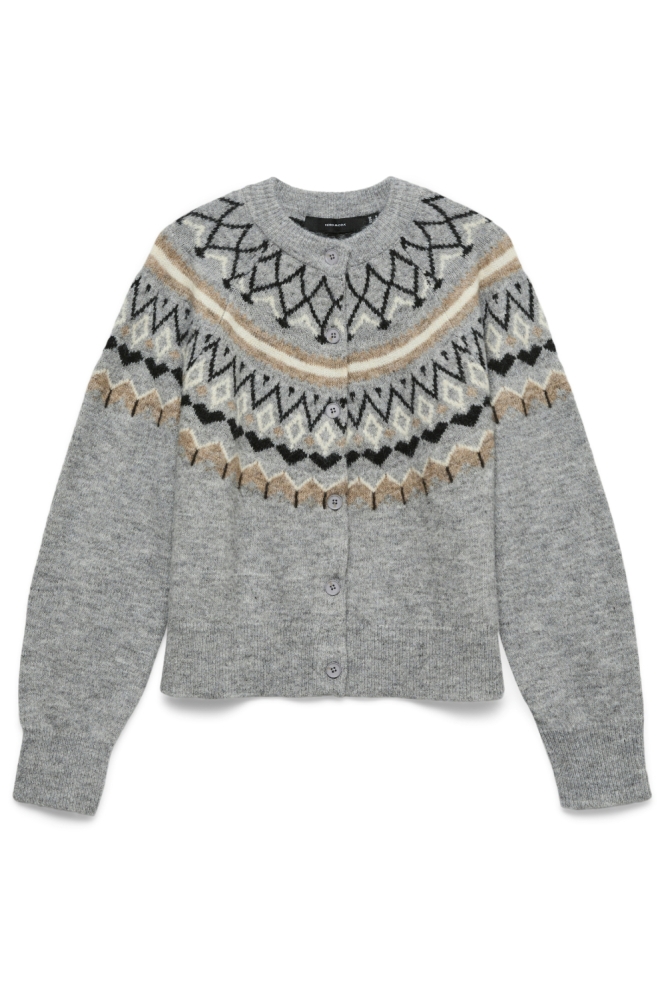 Vero Moda grijze dames vest | Vooraanzicht