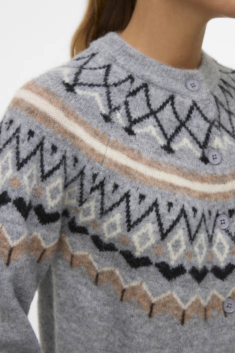 Vero Moda grijze dames vest | Kleurstaal