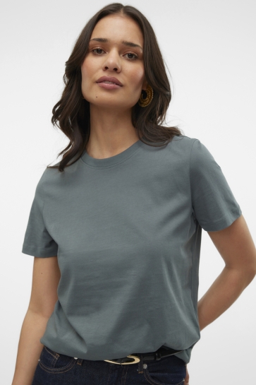 Vero Moda VMPAULINA SS T-SHIRT JRS NOOS 10316991 Balsam Green