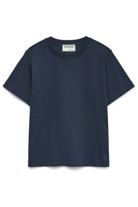 Vero Moda blauwe dames t-shirt | Vooraanzicht