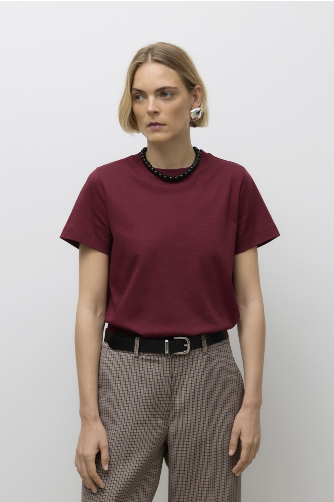 Vero Moda bordeaux dames t-shirt | Model