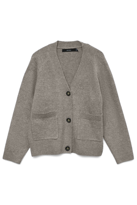 Vero Moda taupe dames vest | Vooraanzicht