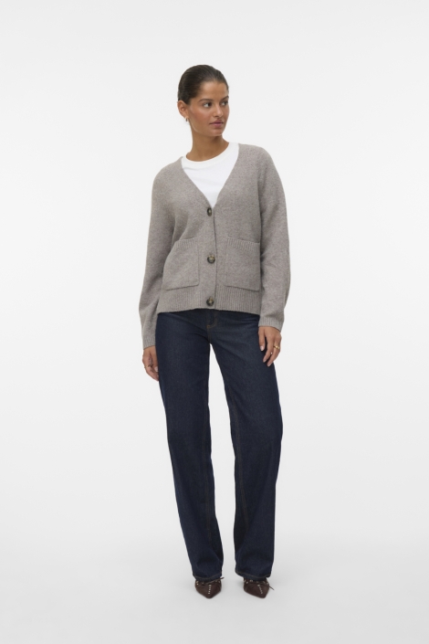 Vero Moda taupe dames vest | Model