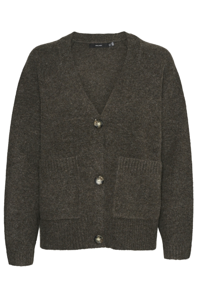 Vero Moda bruine dames vest | Vooraanzicht