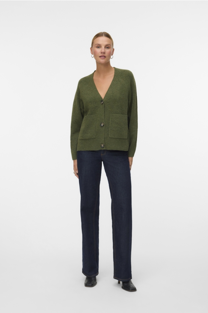Vero Moda groene dames vest | Model