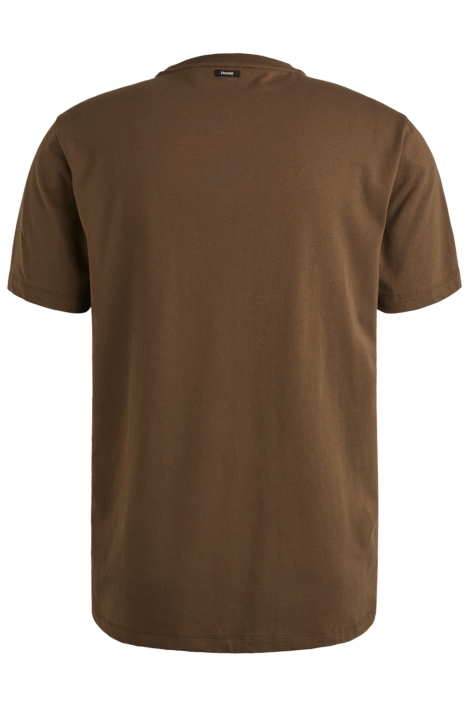 Vanguard bruine heren t-shirt | Achteraanzicht