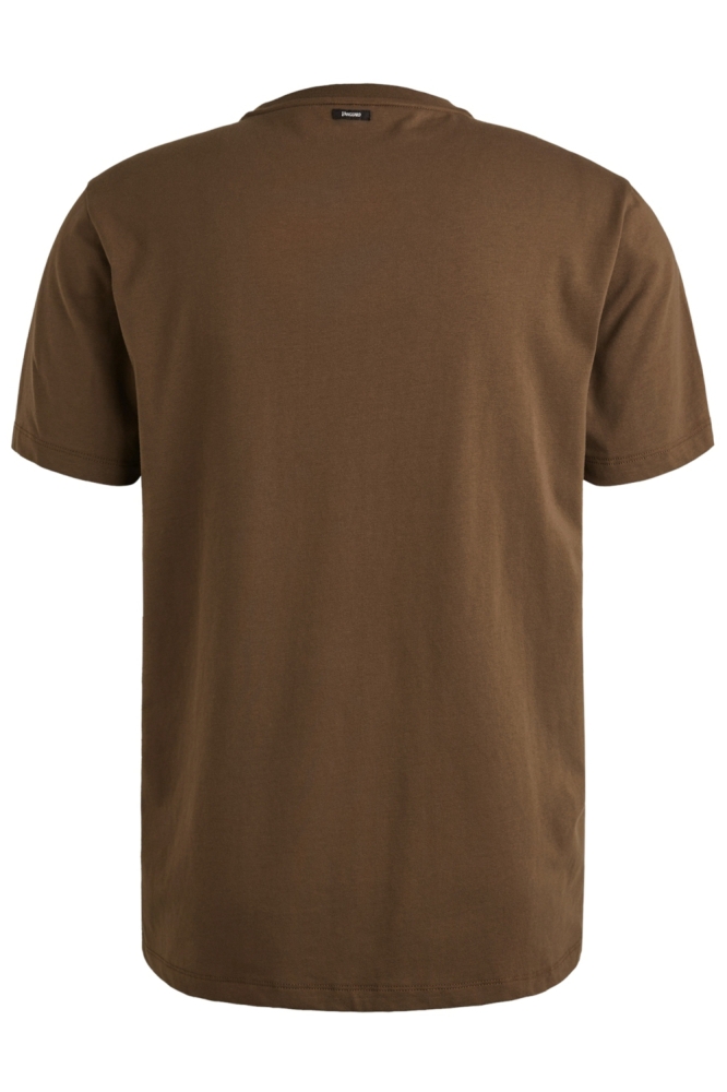 Vanguard bruine heren t-shirt | Achteraanzicht