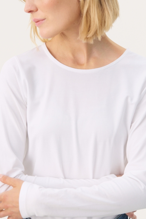 Part Two witte dames t-shirt | Close up