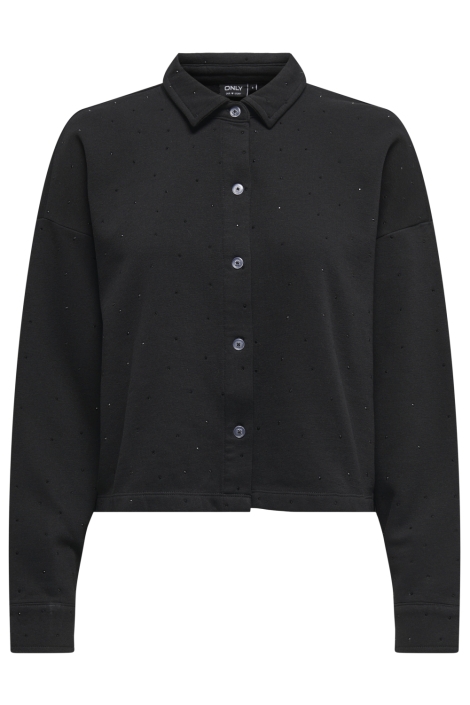 Only zwarte dames vest | Vooraanzicht