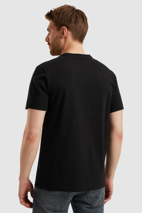 PME legend zwarte heren t-shirt | Model achteraanzicht
