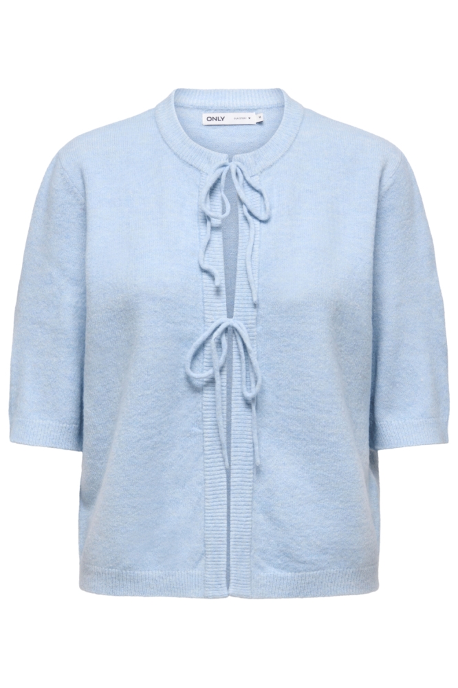 Only blauwe dames vest | Vooraanzicht