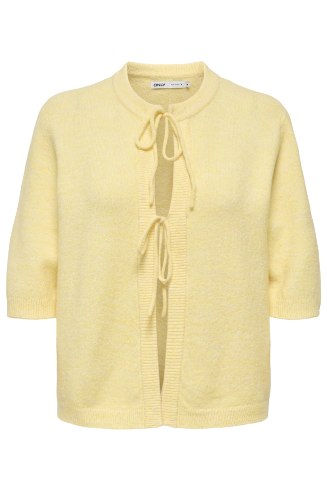 Only gele dames vest | Vooraanzicht