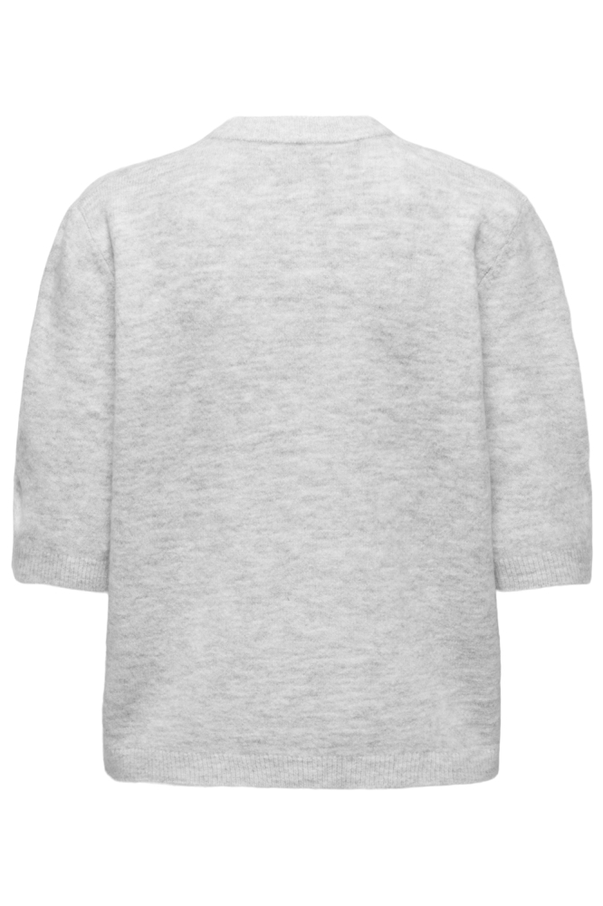 Only grijze dames vest | Achteraanzicht