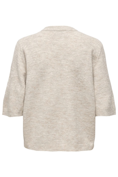 Only beige dames vest | Achteraanzicht