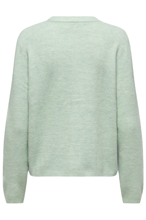 Only groene dames vest | Achteraanzicht