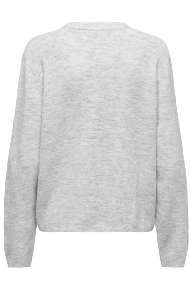 Only grijze dames vest | Achteraanzicht