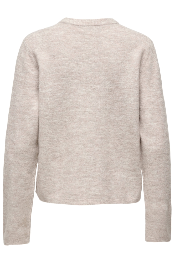 Only beige dames vest | Achteraanzicht