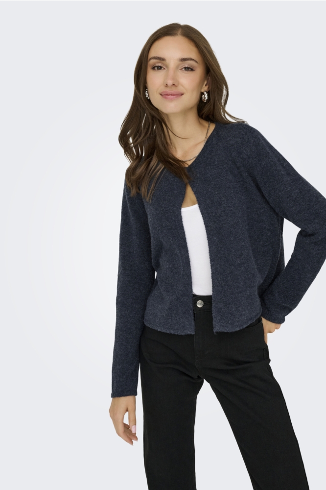 Jacqueline de Yong blauwe dames vest | Model