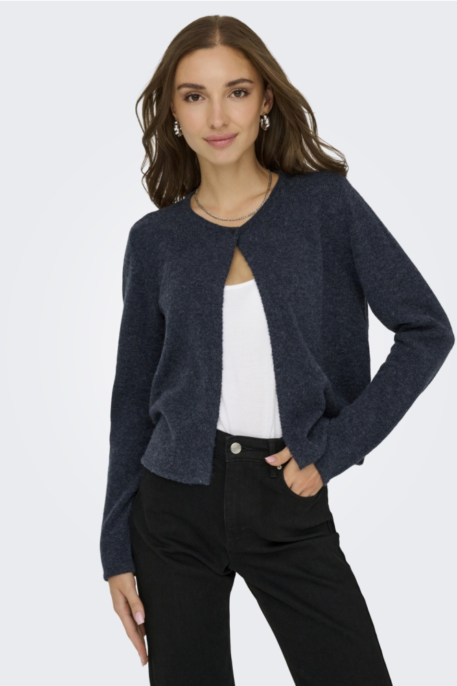 Jacqueline de Yong blauwe dames vest | Model