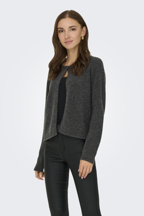Jacqueline de Yong grijze dames vest | Model