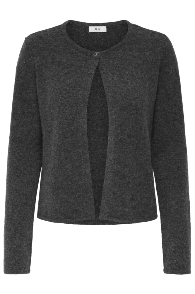 Jacqueline de Yong grijze dames vest | Vooraanzicht