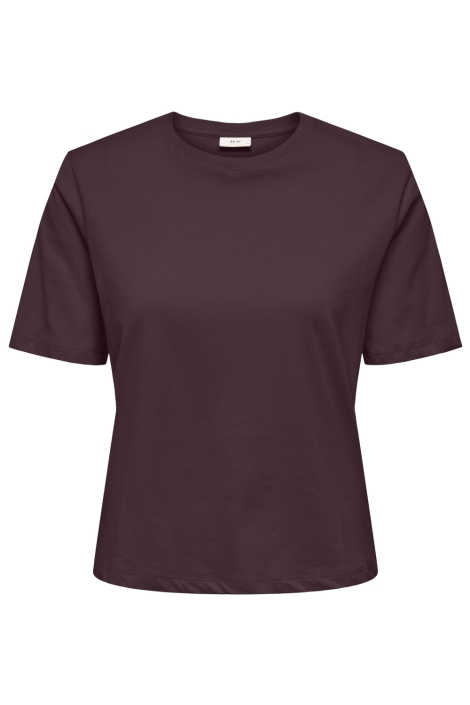 Jacqueline de Yong bordeaux dames t-shirt | Vooraanzicht
