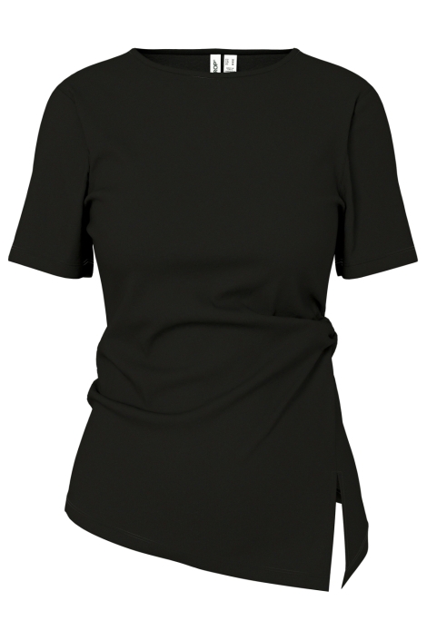 Hype Drop zwarte dames t-shirt | Vooraanzicht