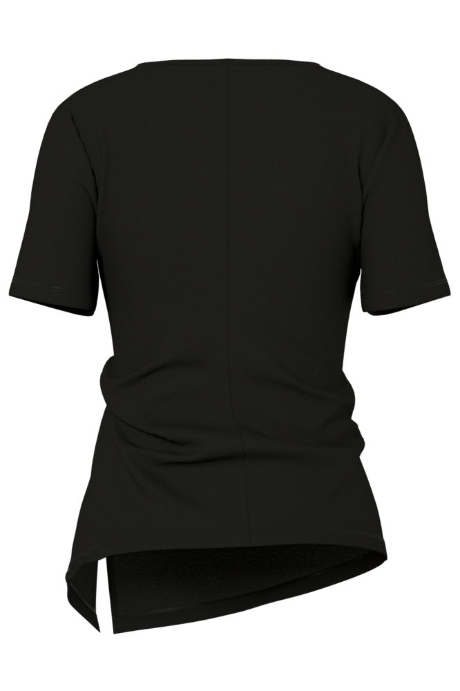 Hype Drop zwarte dames t-shirt | Achteraanzicht