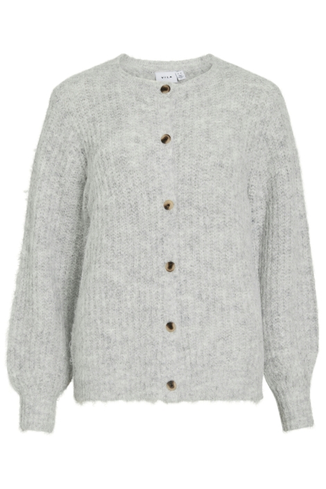 Vila grijze dames vest | Vooraanzicht