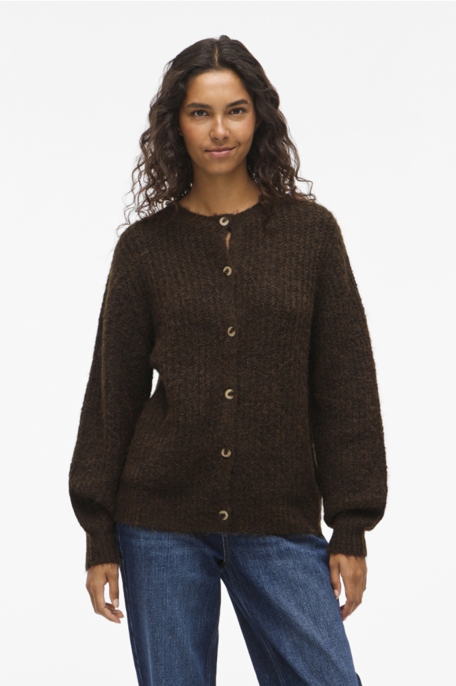 Vila bruine dames vest | Model