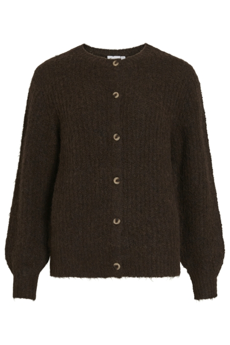 Vila bruine dames vest | Vooraanzicht