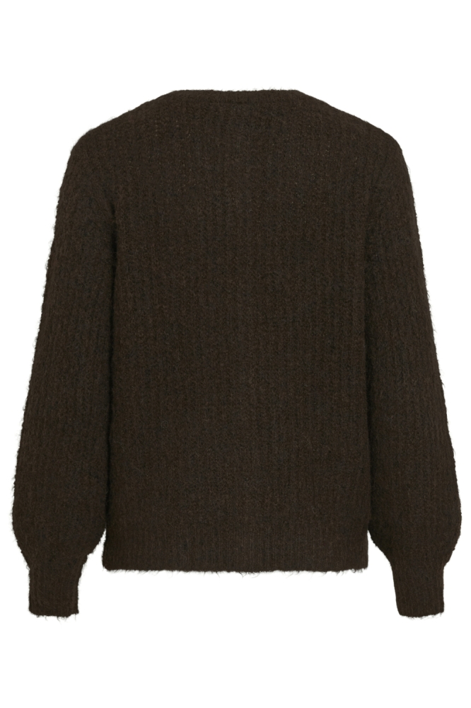 Vila bruine dames vest | Achteraanzicht