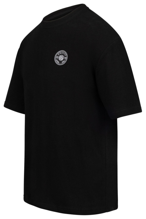Cruyff zwarte heren t-shirt | Zijaanzicht