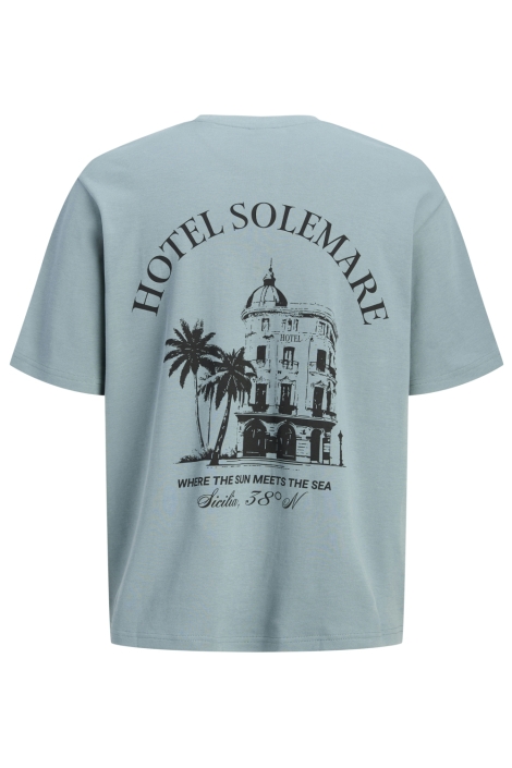 Jack & Jones blauwe heren t-shirt | Achteraanzicht