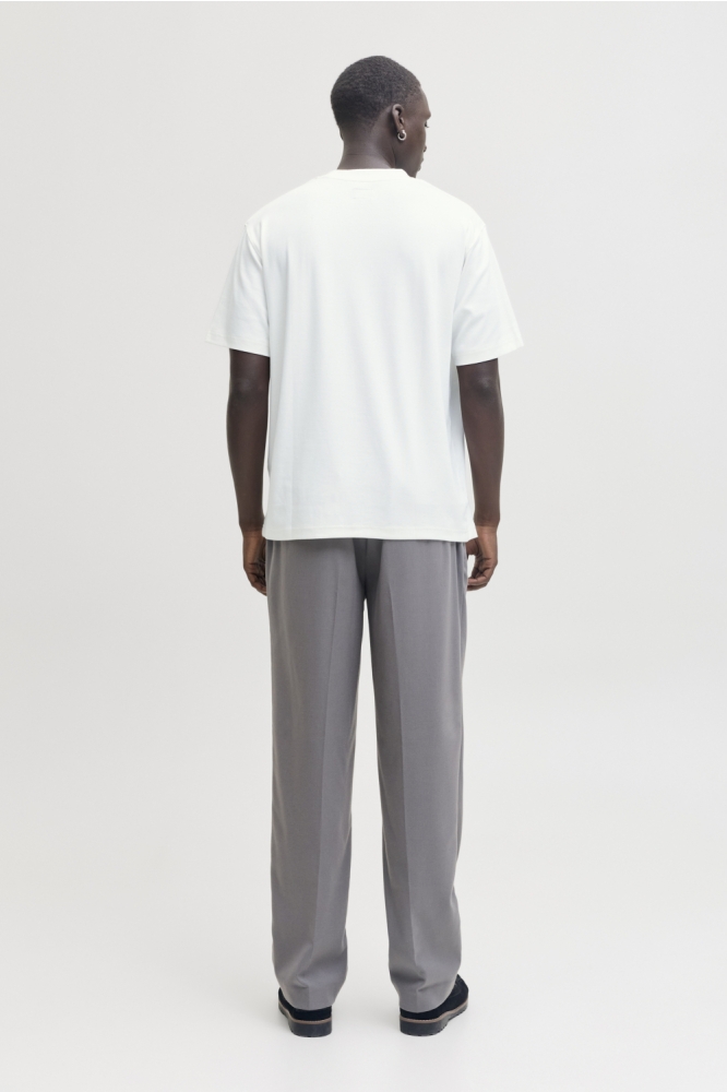 Jack & Jones witte heren t-shirt | Model achteraanzicht