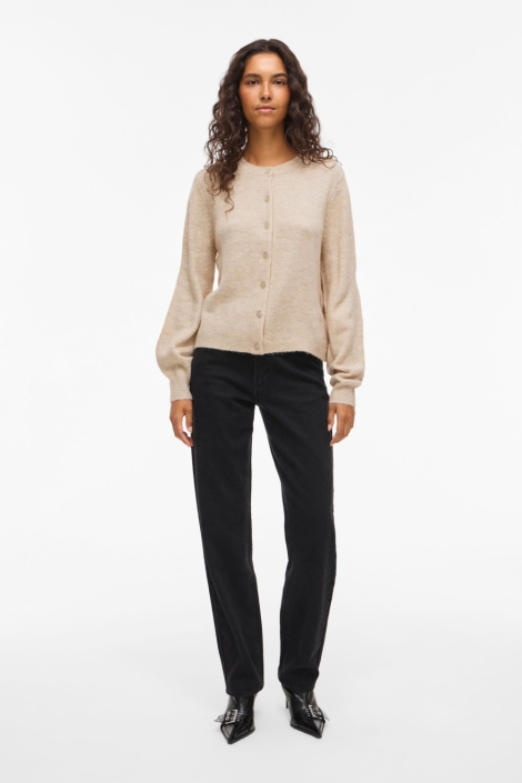 Vila beige dames vest | Model