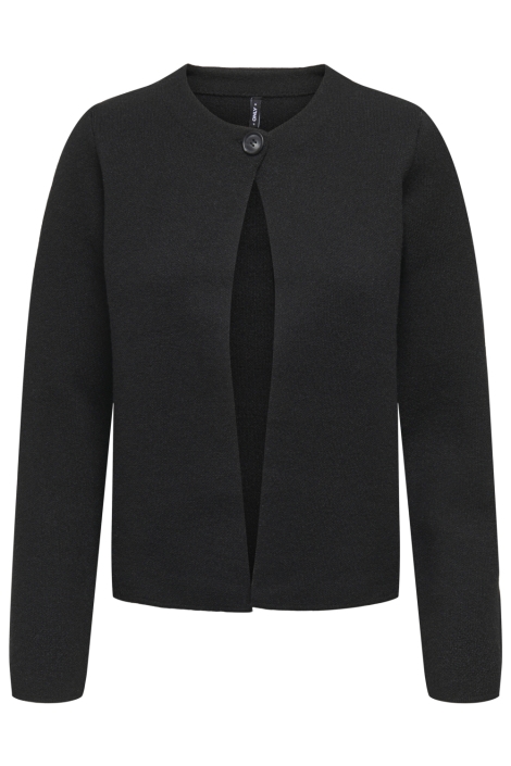 Only zwarte dames vest | Vooraanzicht