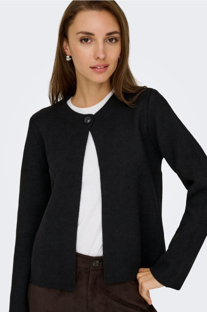 Only zwarte dames vest | Close up