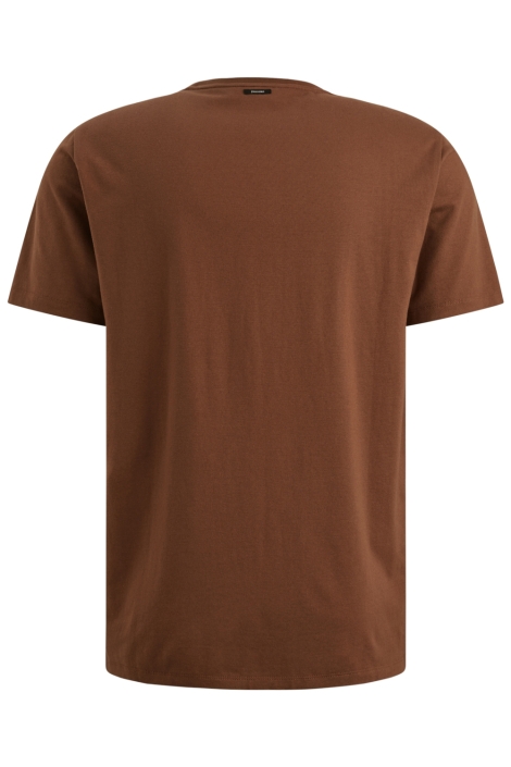 Vanguard bruine heren t-shirt | Achteraanzicht
