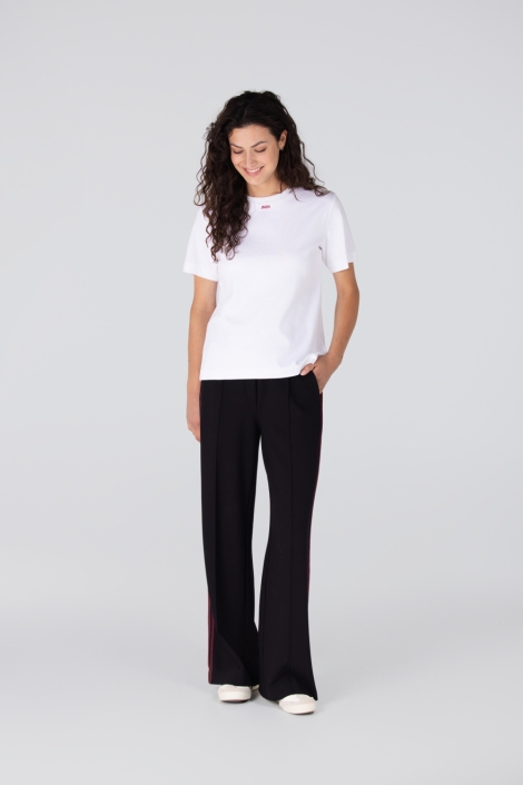 Juffrouw Jansen witte dames t-shirt | Model