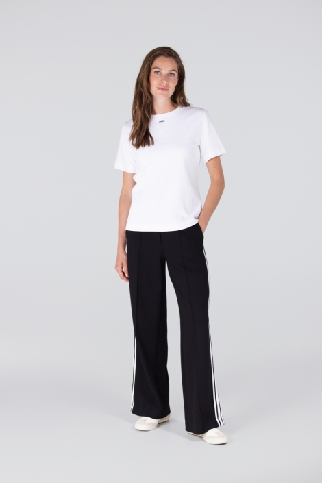 Juffrouw Jansen witte dames t-shirt | Model
