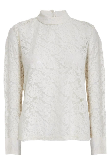 Peppercorn LORNA LACE TOP PC8533 0202 WHITECAP GREY