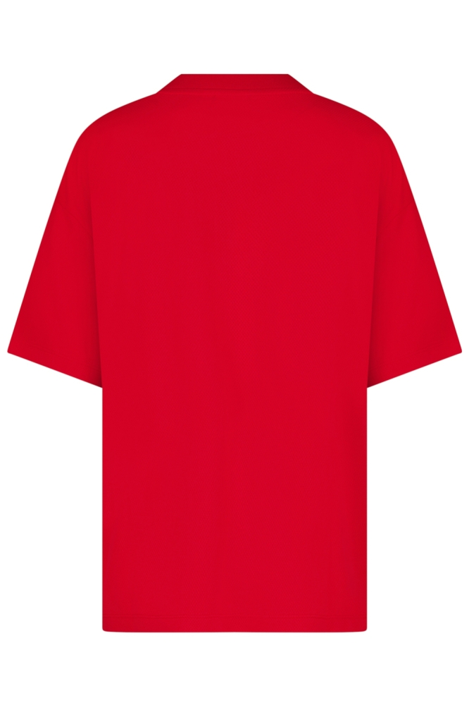 Cars rode dames t-shirt | Achteraanzicht