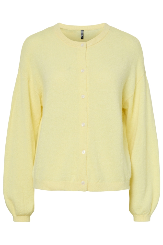 Pieces gele dames vest | 