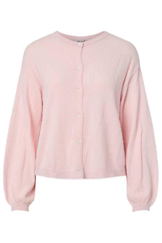 Pieces roze dames vest | Vooraanzicht